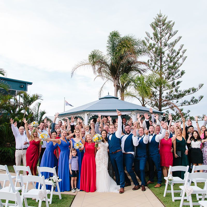 Wedding at the Caloundra Power Boat Club